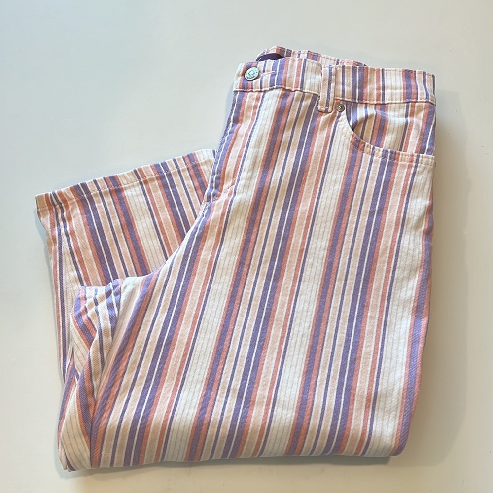 Gloria Vanderbilt - 12P, long shorts, capris, purple/pink‎